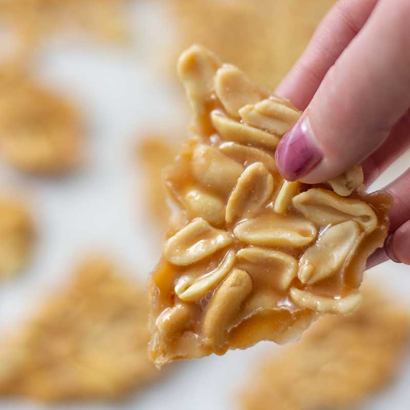 How to make Keto Peanut Brittle - delicious sugar-free candy recipe