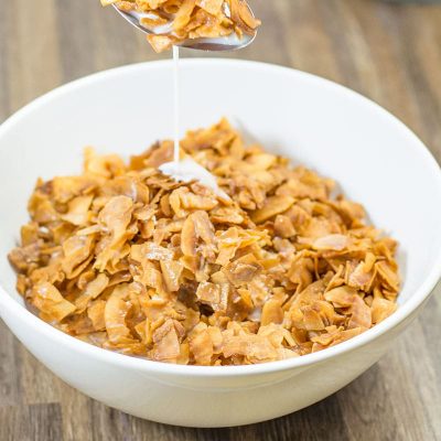Keto Corn Flakes Alternative – 4 Ingredient Low Carb Breakfast Cereal Recipe