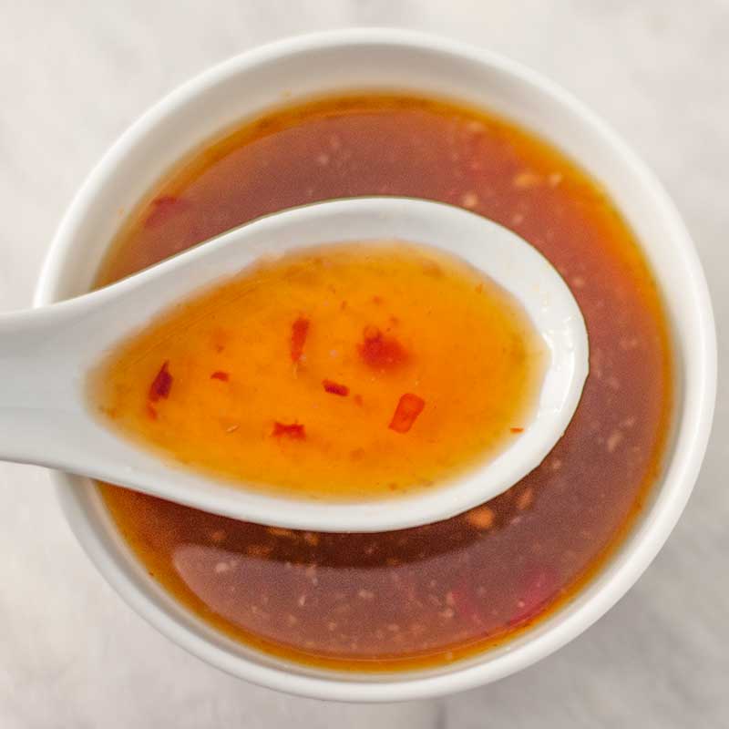 Sugar-Free Sweet Chili Sauce - easy keto condiment recipe
